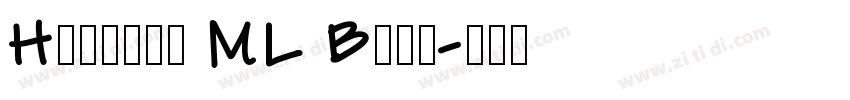 Heather ML Bold字体转换